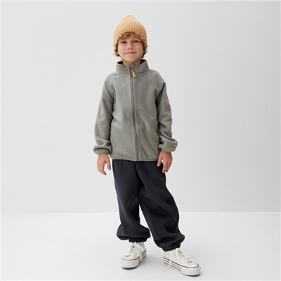 Детская кофта на молнии KAFTAN, серая, размер 30 (98-104 см)