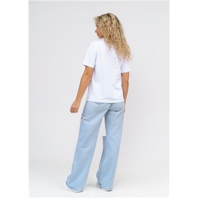 Футболка женская Смайл (Белый)