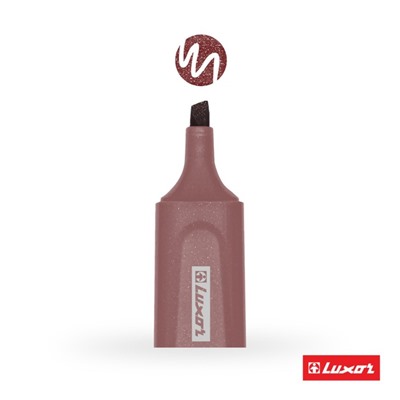 Текстовыделитель Luxor "Textliter Metallic" бронзовый, 1-5мм