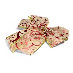 Набор новогодних шаров "Новогодний переполох" красные (6см*16шт)в пакете