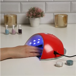 УЦЕНКА Лампа для маникюра Luazon LUF-22, LED, 48 Вт, 220 В, 21 диод, таймер 30/60/99