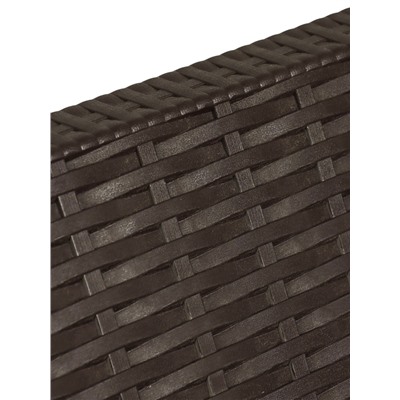 УЦЕНКА Диван RATTAN Ola Dom, 128×77×89 см, коричневый, (НЕТ ОДНОЙ ЗАГЛУШКИ)