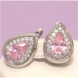Серьги родий Н01-13907р