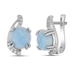 Серьги, ларимар, Скромность