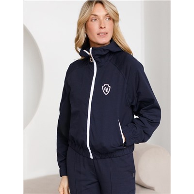 Худи на молнии из петельчатого футера двухнитки с эластаном без начеса