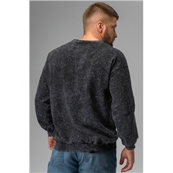 Мужской свитшот оверсайз из футера двухнитки Happyfox