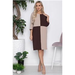 Платье Кайла (коричневое) П10677