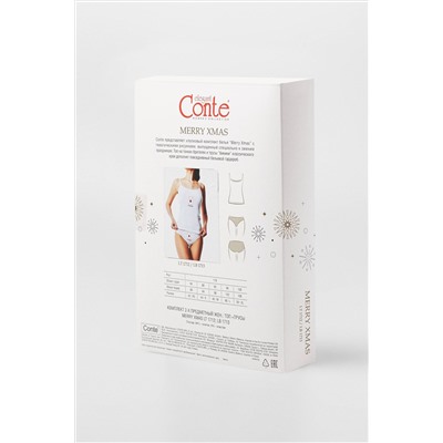CONTE MERRY XMAS LT 1712; LB 1713 Комплект 2-х предметный женский: топ и трусы CONTE ELEGANT, 1232642