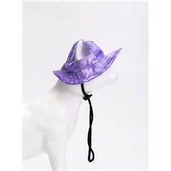 Панама для собак и кошек, размер S, ОГ - 23 см, вес 2-7 кг, фиолетовая