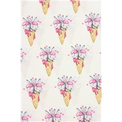 Чехол на подушку для кормления на липучке арт. ЧХ-ПД-К/заячья парочка