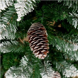 Искусственная ёлка с инеем «Зимнее волшебство. Шик», 120 см, 280 ПВХ веток шарнирные