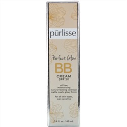 Purlisse, Perfect Glow, BB Cream, SPF 30, Medium Tan, 1.4 fl oz (40 ml)