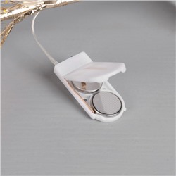 Фигура светодиодная "Застывшие кристаллы" 55x30x3 см, 20 LED, батарейки CR2032x2 (в комплекте), свечение теплое белое