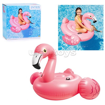 Игрушка для плавания «Розовый фламинго», 142 х 137 х 97 см, 57558NP INTEX (нарушена упаковка)