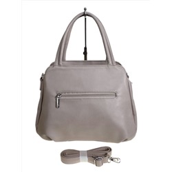 Женская сумка из искусственной кожи, цвет серо-белый