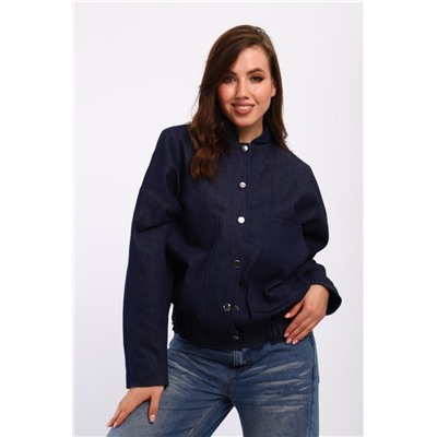 Женский бомбер 31953 (Синий)