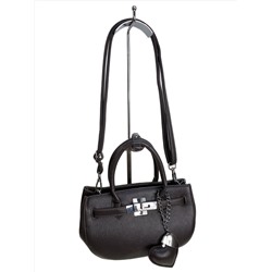 Женская сумка из искусственной кожи, цвет  темно-серый