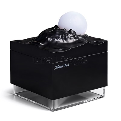 Светильник-увлажнитель "Луна" цвет чёрный, в коробке