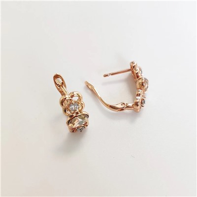Серьги с кристаллами Swarovski