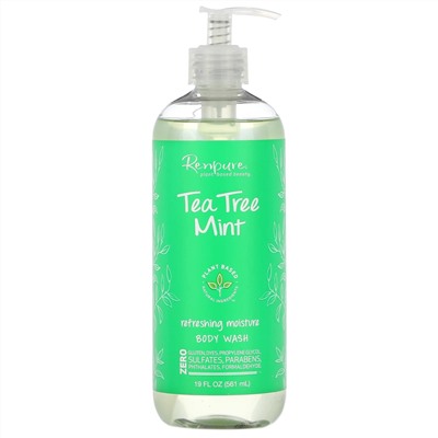 Renpure, Tea Tree Mint, Refreshing Moisture Body Wash, 19 fl oz (561 ml)