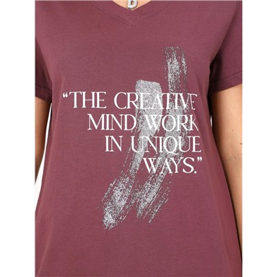 Сопряжение - футболка лиловый