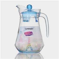Кувшин Luminarc Arc, 1.3 л, стекло, голубой