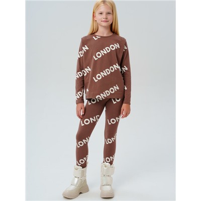 Джемпер трикотажный для девочек (футболка с длинными рукавами)