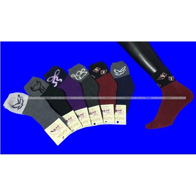 Термоноски подростковые внутри махра из шерсти арт. 1021