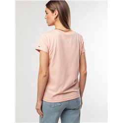 Футболка из премиального хлопка с V-образным вырезом