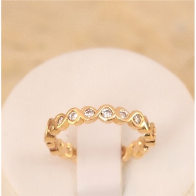 Кольцо позолота  Н01-13816 размер 17 17,5 18,5