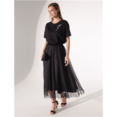 VILATTE Футболка D49.124