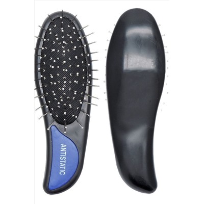 Rama Rose Расчёска для волос массажная 8580S, пластик, 14 см KRISTALLER, 1118358