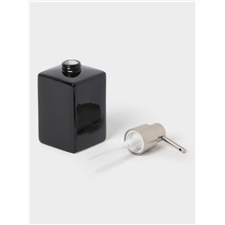 Аксессуары для ванной SAVANNA Square, 3 предмета, дозатор для мыла, стакан, подставка, чёрные