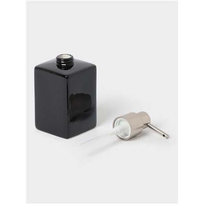 Аксессуары для ванной SAVANNA Square, 3 предмета, дозатор для мыла, стакан, подставка, чёрные