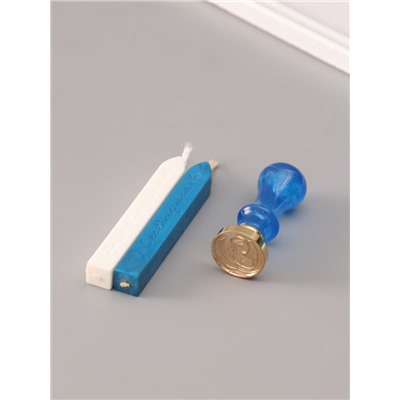 Подарочный набор для сургучной печати «Ангел», печать, ручка, сургуч, 12.5×10×3.6 см