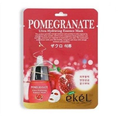 Ekel Маска тканевая с экстрактом граната, 25 мл 13751