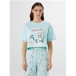 КОМПЛЕКТ ЖЕНСКИЙ (ФУТБОЛКА, БРИДЖИ) 592444