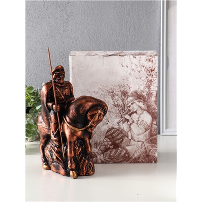 Фигура гипс «Казак на коне с пикой», 25×19×11 см