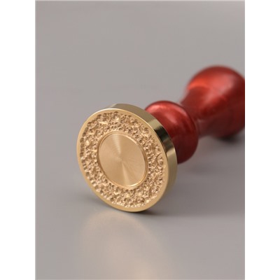 Печать для сургуча с пластиковой ручкой «Широкая рамка. Ажур», 6.3×3×3 см