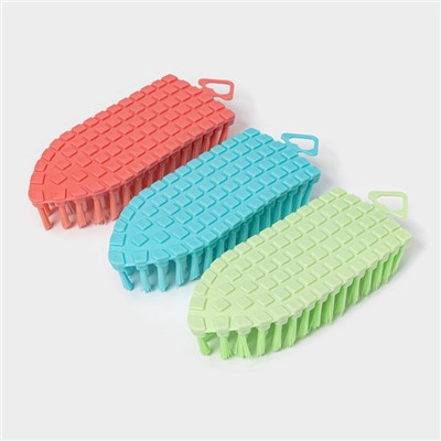 Щётка для уборки универсальная Доляна, гибкая, для одежды, 15.5×6.5×3.5 см, цвет МИКС