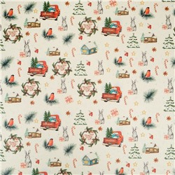 Бумага упаковочная новогодняя, крафт «Волшебного Нового года!», 70×100 см,1 лист