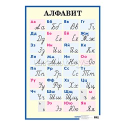 Алфавит. Печатные и рукописные буквы. Наглядное пособие для начальной школы