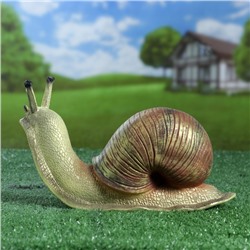 Садовая фигура их полистоуна «Улитка», 27×11×17 см