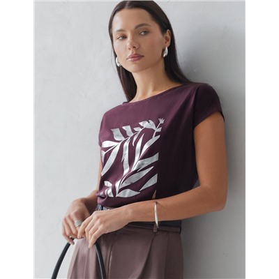 VILATTE Футболка D49.134