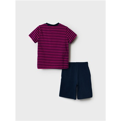 Комплект трикотажный для мальчиков: фуфайка (футболка), шорты