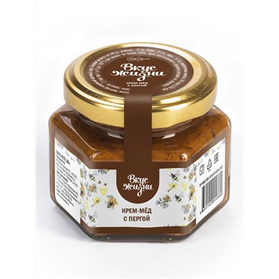 Крем-мёд с пергой Вкус Жизни 150 гр