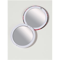 Зеркало складное «Поцелуи», d=7.3 см, с увеличением х2, рисунок МИКС