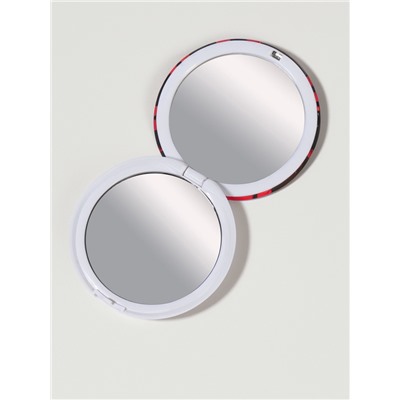 Зеркало складное «Поцелуи», d=7.3 см, с увеличением х2, рисунок МИКС