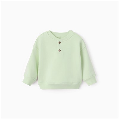 Толстовка детская MINAKU: Basic Line BABY, рост 86-92 см, шалфей