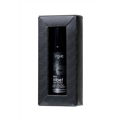 Гель для массажа ORGIE Sexy Vibe High Voltage с эффектом вибрации - 15 мл.